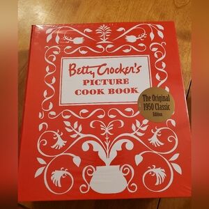 Vtg Betty Crocker's Picture Cook Book, Reprint 1950 Ed 98 New Binder In Plastic